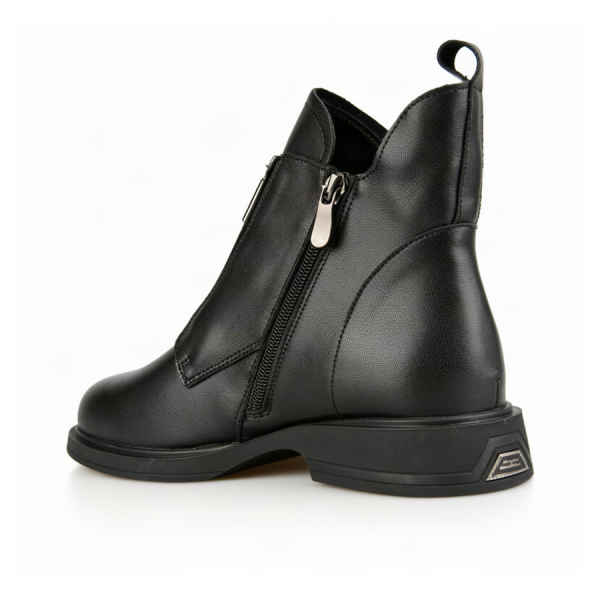 lady's boots genuin leather black 0162683