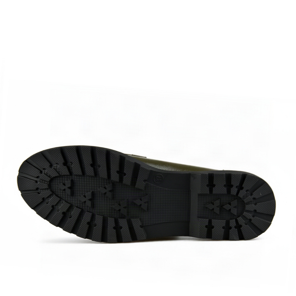 lady's shoes textile/synthetic leather green 0163004