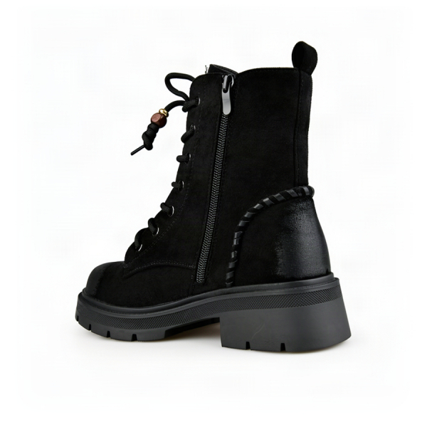 lady's boots textiles black 0162418