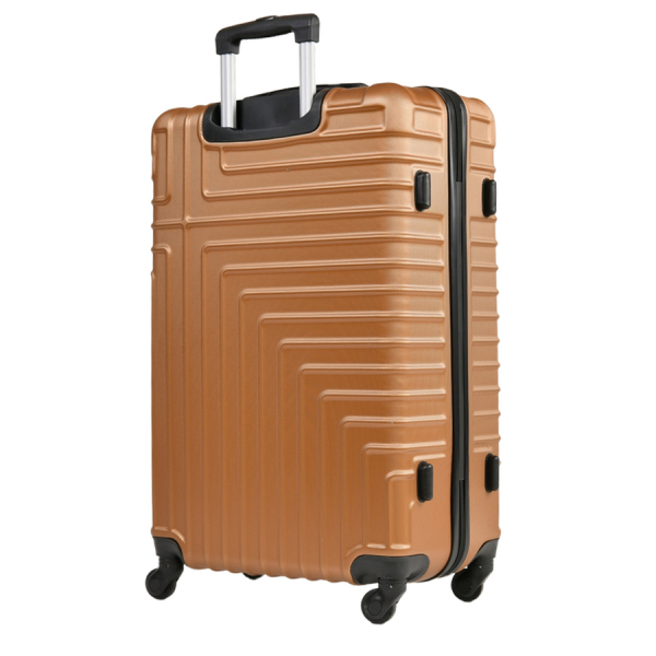 big suitcase ABS plastic brown 0163683