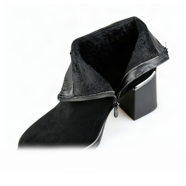 lady's boots textiles black 0162491