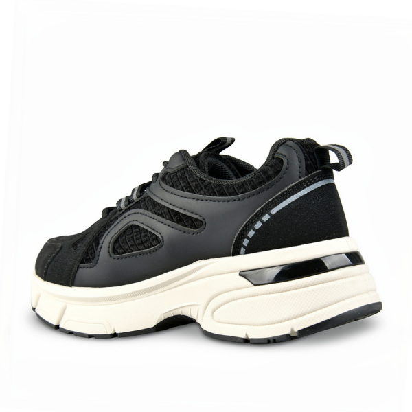 adidași damă piele ecologică/textil negru 0162726