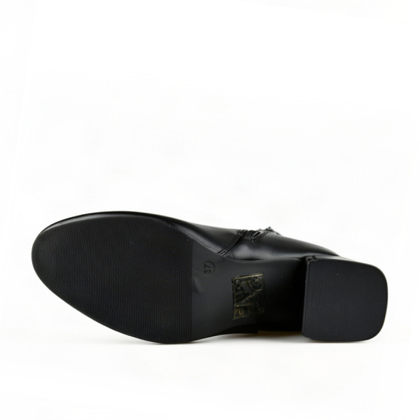 cizme damă piele ecologică negru 0162432