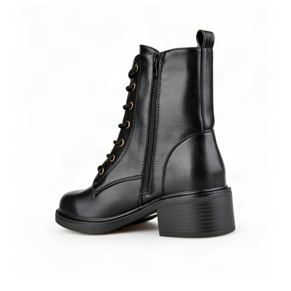 lady's boots synthetic leather black 0162434