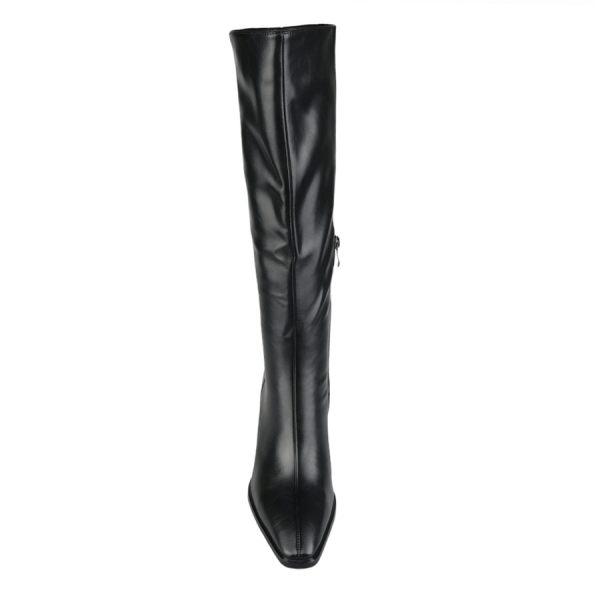 cizme damă piele ecologică negru 0162101