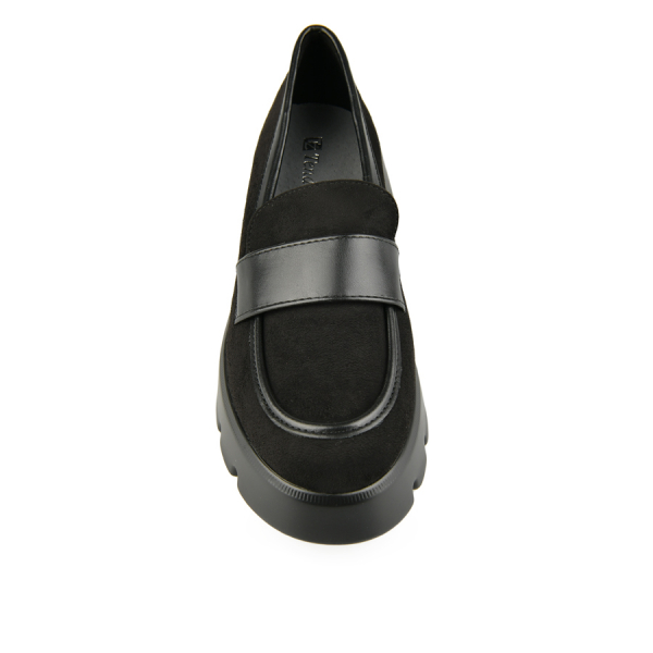 lady's shoes textiles black 0160491
