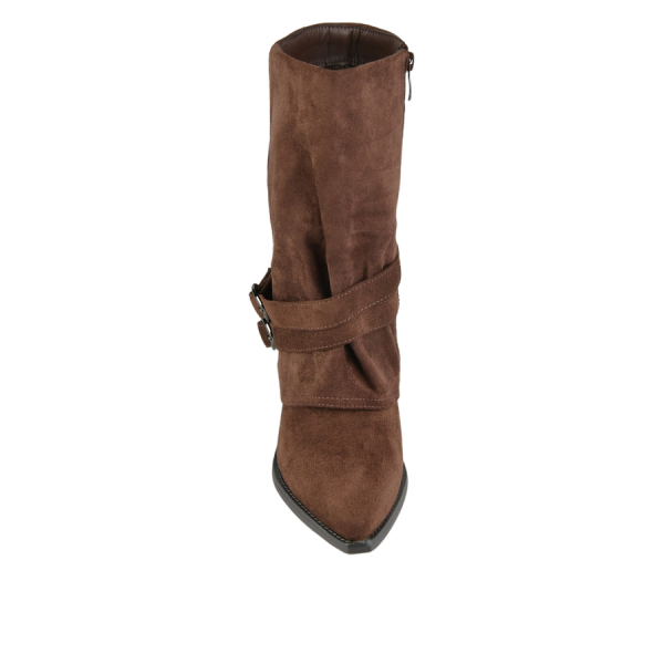 cizme damă textil maro 0162836