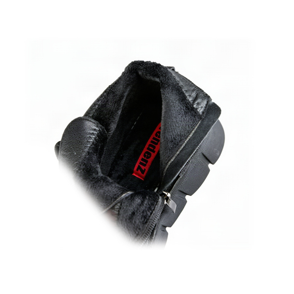 botine damă piele naturală negru 0162850
