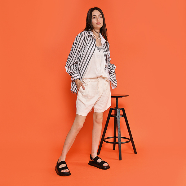 sandale damă piele naturală negru 0160714