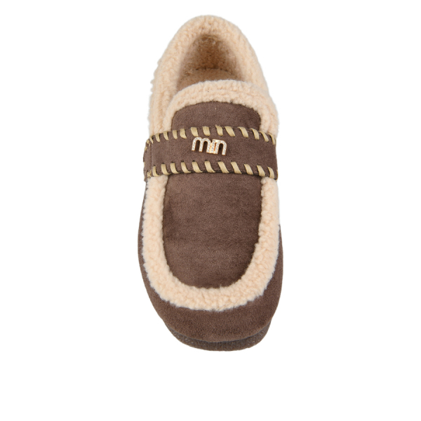 pantofi damă textil maro 0162331