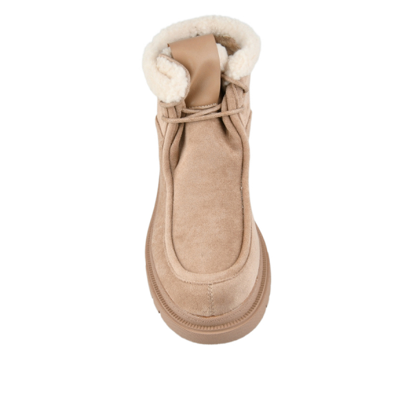 lady's boots textiles beige 0162781