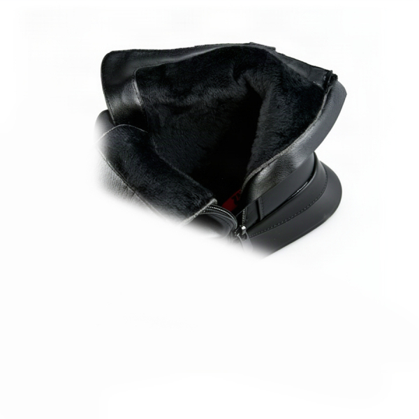 lady's boots synthetic leather black 0162466