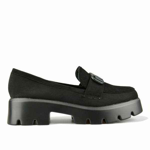 lady's shoes textiles black 0160502