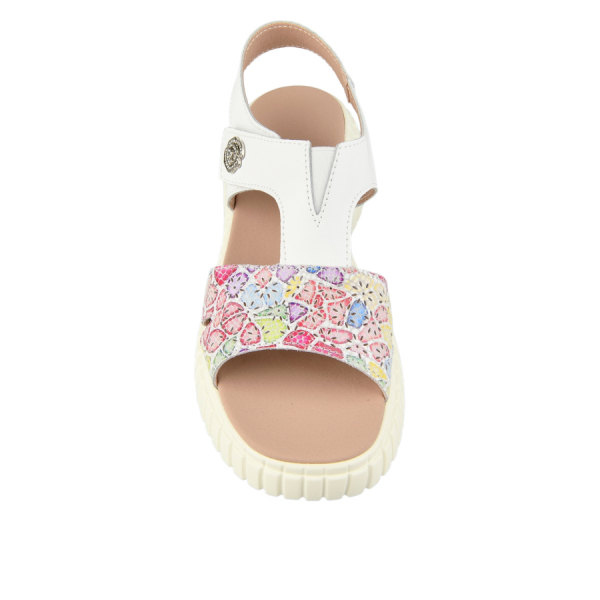 sandale damă piele naturală multicolor 0161995