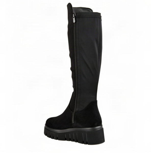 cizme damă textil negru 0162509