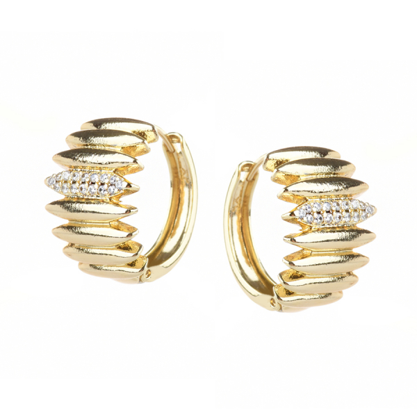lady's earrings brass  0164705