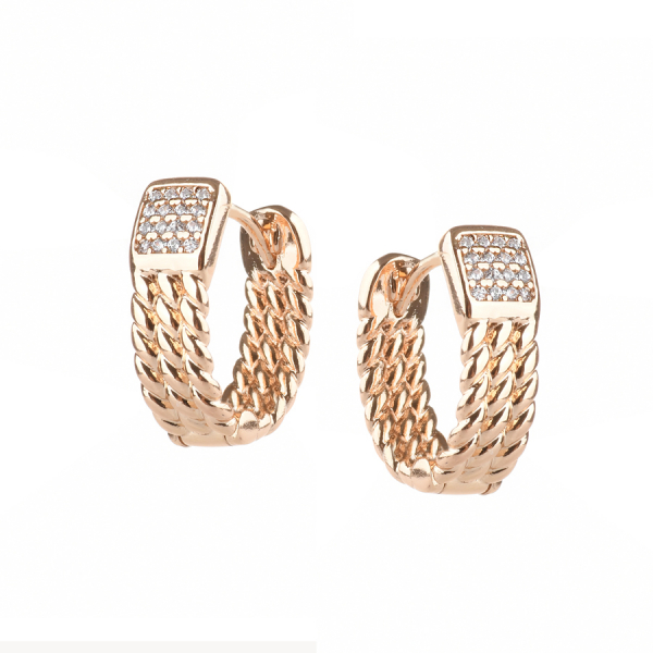 lady's earrings brass  0164751