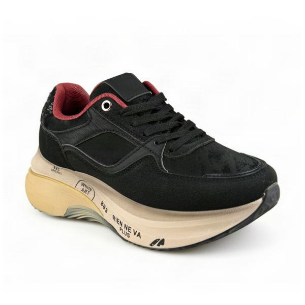 adidași damă piele ecologică negru 0162590