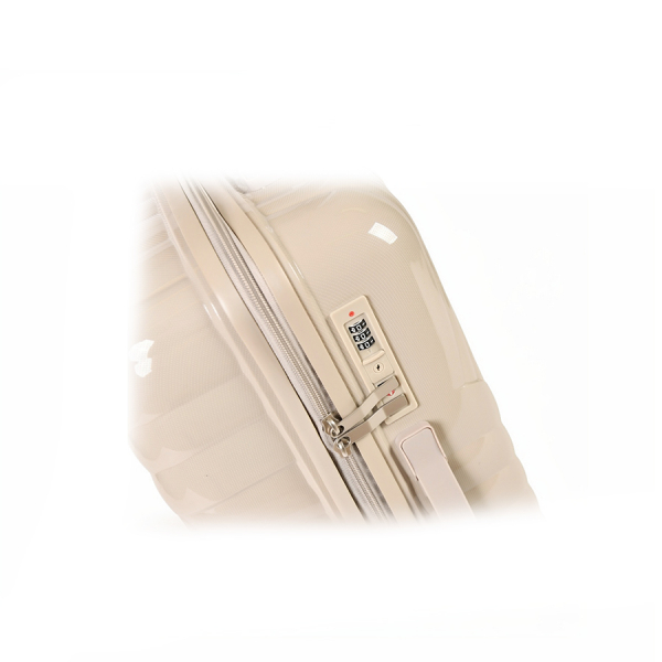 valiză mare polipropilenă gri deschis 0161612