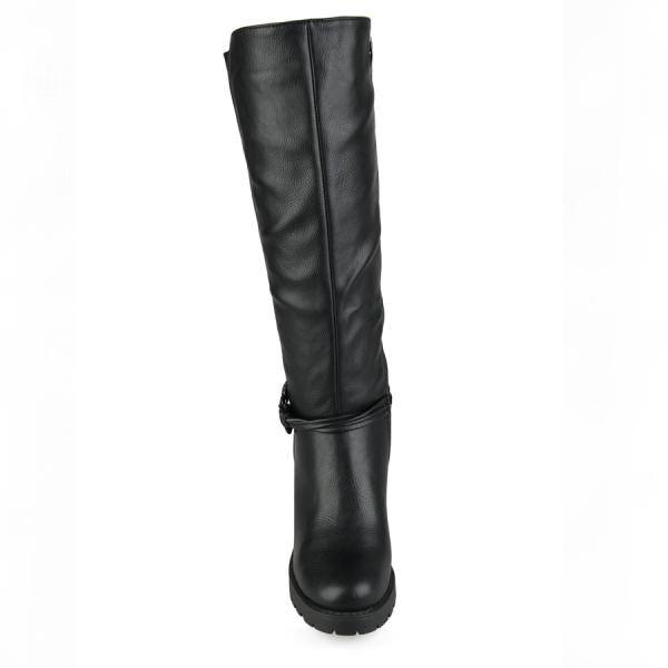 cizme damă textil/piele ecologică negru 0162507