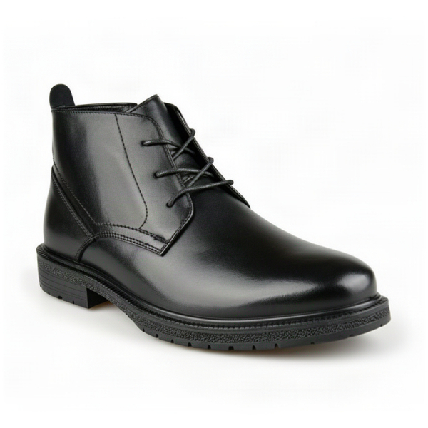 botine bărbați piele naturală negru 0162136