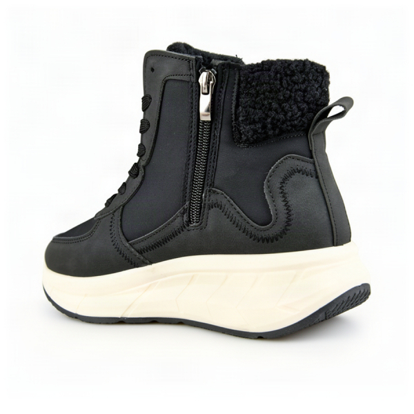 lady's boots eco leather/textile black 0162339