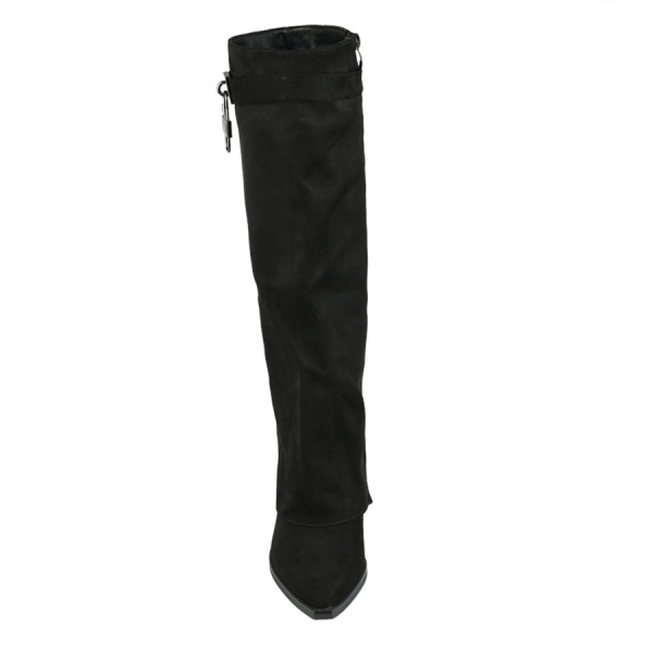 cizme damă textil negru 0163210