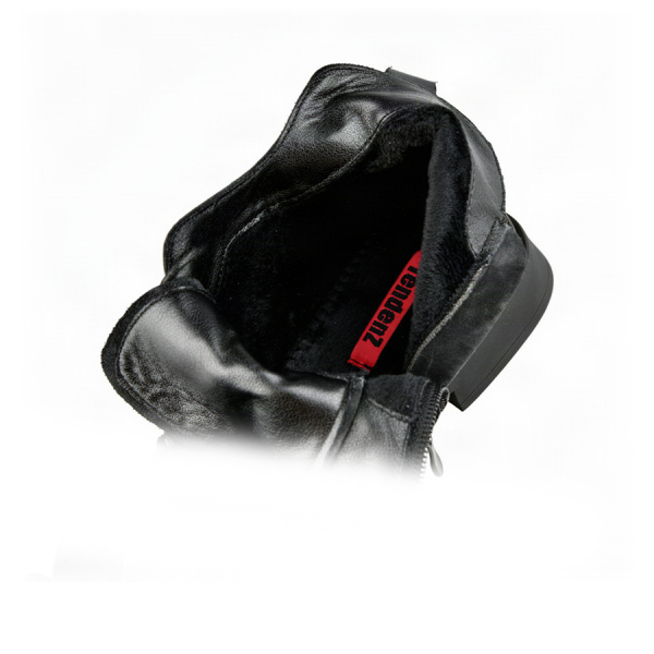 lady's boots genuin leather black 0162654
