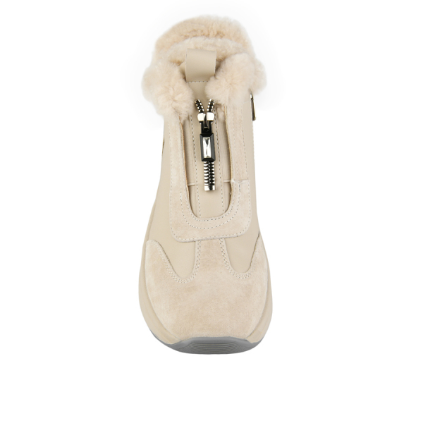 botine damă piele naturală bej 0162871