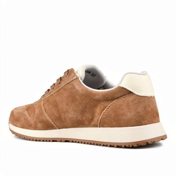 adidași damă piele naturală maro deschis 0161089