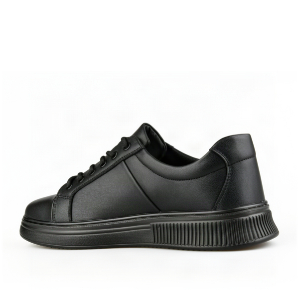 men's shoes genuin leather black 0162762