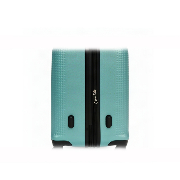 small suitcase ABS plastic green 0163690