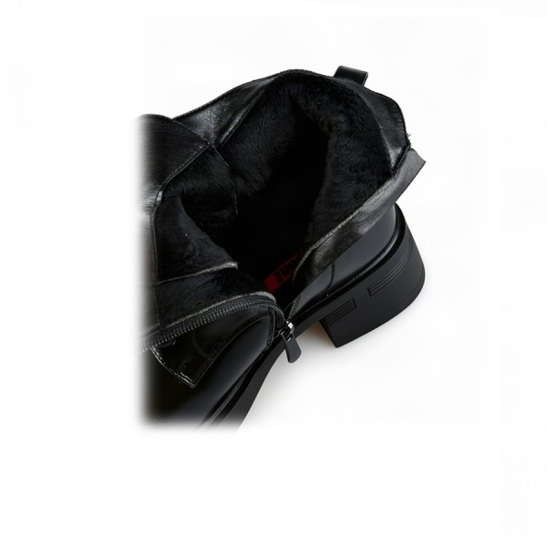 lady's boots synthetic leather black 0162805
