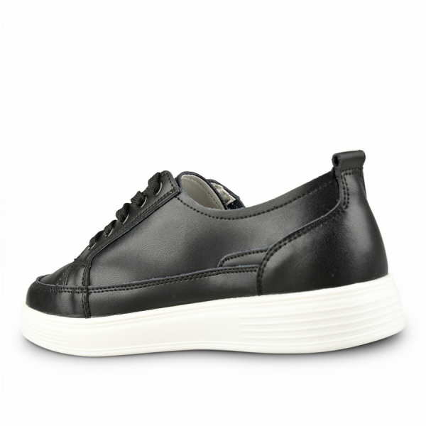 lady's shoes genuin leather black 0162039