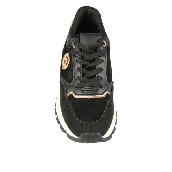 adidași damă textil/piele ecologică negru 0162687