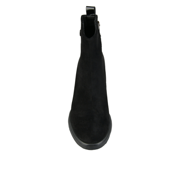 botine damă textil negru 0163400