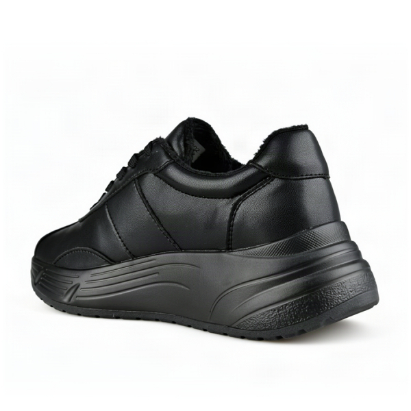 adidași damă piele naturală negru 0163325