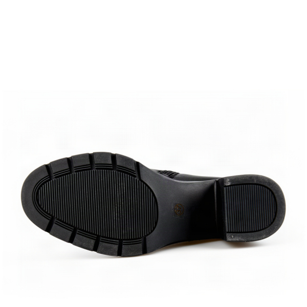 lady's boots genuin leather black 0162645