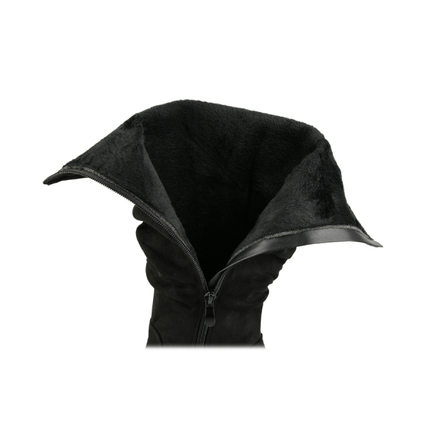 cizme damă textil negru 0162022