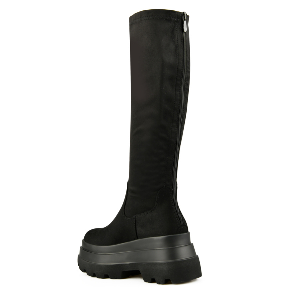 cizme damă textil negru 0162031