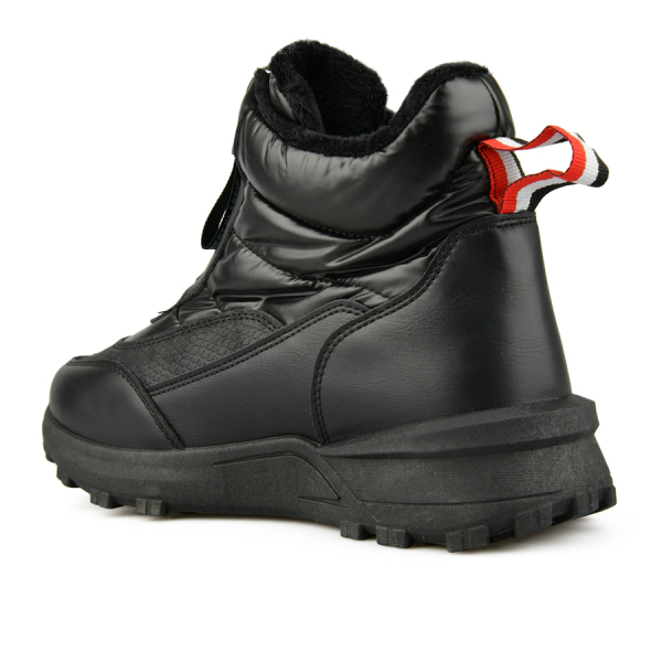 lady's boots textile/eco leather black 0162301
