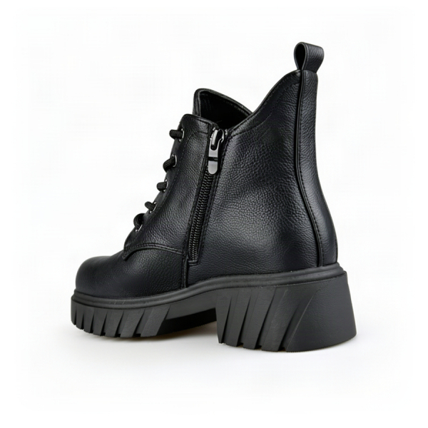lady's boots synthetic leather black 0162519