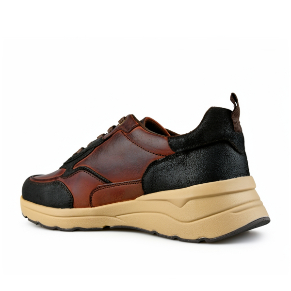 pantofi bărbați piele naturală maro închis 0162946