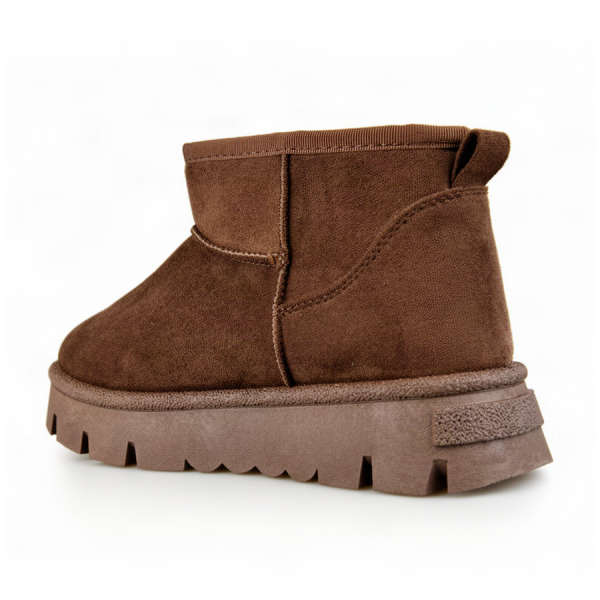 lady's boots textiles brown 0162337