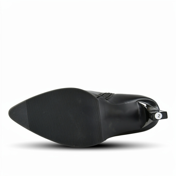 botine damă piele ecologică negru 0162056