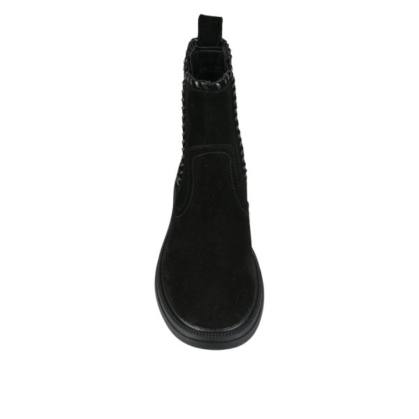 botine damă piele naturală negru 0162673