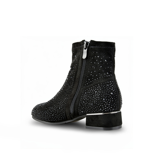 botine copii textil negru 0162532