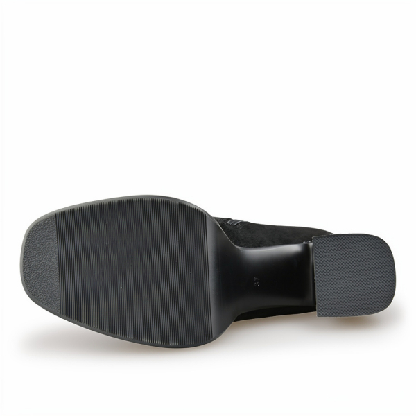 botine damă textil negru 0162057