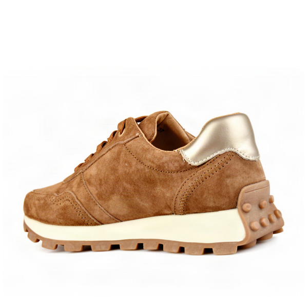 adidași damă piele naturală maro deschis 0163176