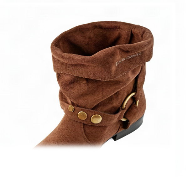 lady's boots textiles brown 0162811